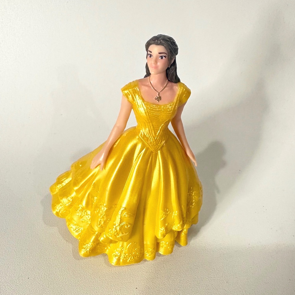 Disney Belle Beauty and the Beast Live Action Gold Gown Figure Hasbro B9169